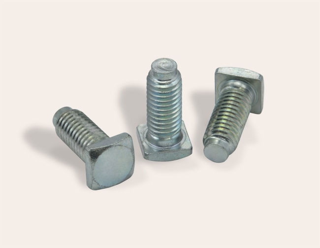 Special screw with square head