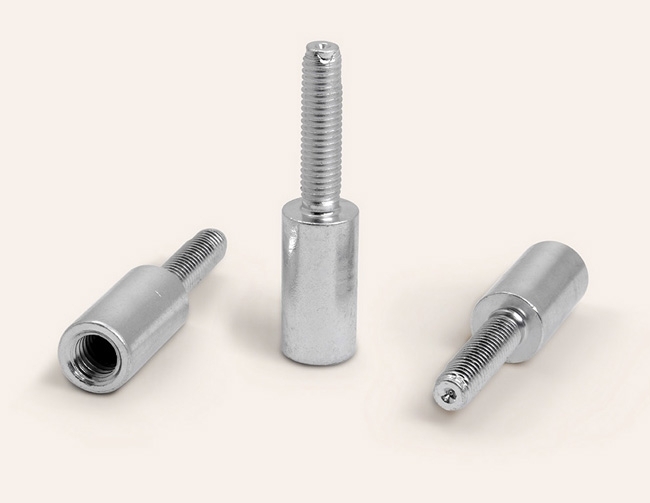 Self-forming threaded inserts with internal thread M8